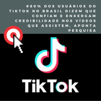 80% dos usuários do TikTok no Brasil dizem que confiam e enxergam credibilidade nos vídeos que assistem, aponta pesquisa