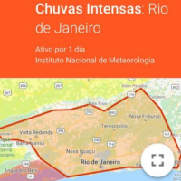 Sul Fluminense entra em alerta para as chuvas