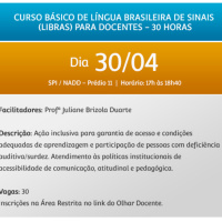 Curso de Libras disponibilizado aos docentes do Unifoa