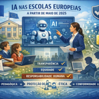 A integração da inteligência artificial generativa nas Escolas Europeias