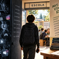 Proibir o telemóvel na escola não basta