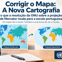 A mentira visual do nosso mapa-múndi