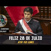 PEDRO CASTILLO Y SU DISCURSO FRENTE AL CONGRESO, LA GASOLINA SEGUIRÍA EN AUMENTO