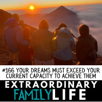 #166 The Size of Your Dreams MUST Exceed Your Current Capacity to Achieve Them