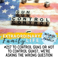 #217 To Control Guns or Not to Control Guns? -- This is NOT the (Right) Question