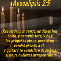 Apocalipsis 2:5 /recuerda de donde has caido/Edgar Calderon/Palabra Ungida