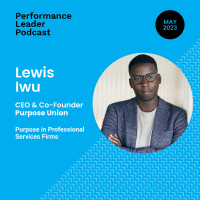Lewis Iwu on Purpose in Professional Services Firms