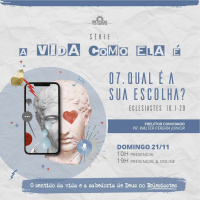 7. Qual é a sua escolha? | Eclesiastes 10 - Pr. Walter Pereira Júnior