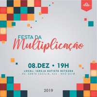 Festa da Multiplicação 2019 | Pr. Ricardo Capler (08/12/2019)