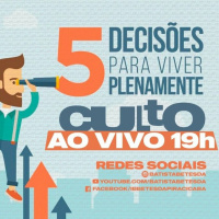 5 decisões para viver plenamente | CULTO AO VIVO (23.01)