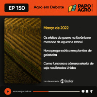 PA150 Agro em Debate Março de 2022, Guerra na Ucrânia, nova praga da goiabeira, câmara setorial de Soja nos EUA