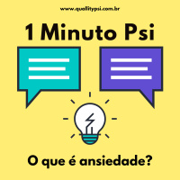1 Minuto Psi: O que é ansiedade?