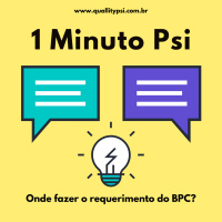1 Minuto Psi: Onde fazer o requerimento do BCP?