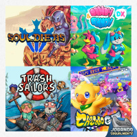 Jogando Casualmente #83 - Souldiers, Dandy amp Randy DX, Trash Sailors e Chocobo GP