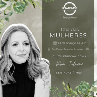 Pra. Juliana - Culto de mulheres - Sentadas a Mesa - 08-03-2024