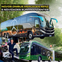 NOVOS ÔNIBUS MERCEDES-BENZ REVELADOS: Lançamentos com Diesel, Elétrico, Rodoviários e Urbanos