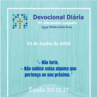 Devocional Diária 23/06/2020