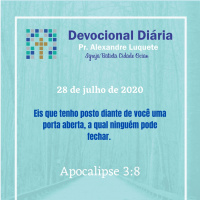 Devocional Diária 28/07/2020
