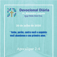 Devocional Diária 20/07/2020