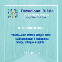 Devocional Diária 16/07/2020