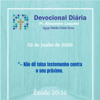 Devocional Diária 22/06/2020