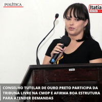 CONSELHO TUTELAR DE OURO PRETO PARTICIPA DA TRIBUNA LIVRE NA CMOP E AFIRMA BOA ESTRUTURA PARA ATENDER DEMANDAS