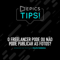 O freelancer pode ou não publicar as fotos?