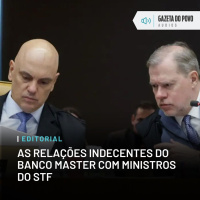 Editorial: As relações indecentes do Banco Master com ministros do STF