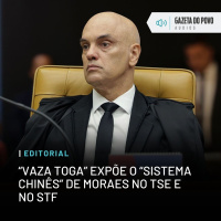 Editorial: “Vaza Toga” expõe o “sistema chinês” de Moraes no TSE e no STF
