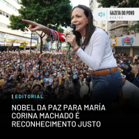 Editorial: Nobel da Paz para María Corina Machado é reconhecimento justo