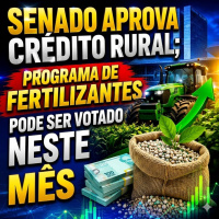 Senado aprova crédito rural programa de fertilizantes pode ser votado neste mês