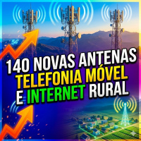 Programa prevê instalação de até 140 novas antenas para ampliar telefonia móvel e internet rural 