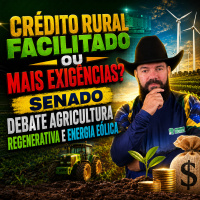 Crédito Rural Facilitado ou Mais Exigências? Senado Debate Agricultura Regenerativa e Energia Eólica
