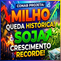  Conab projeta queda no milho e crescimento na soja