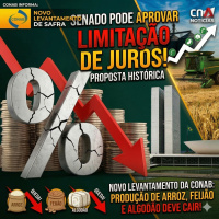 Proposta que limita juros pode ser aprovada pelo Senado.