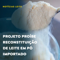 Projeto que proíbe reconstituição de leite em pó importado avança na Assembleia de Minas