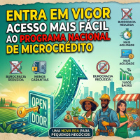 Entra em vigor acesso mais fácil ao Programa Nacional de Microcrédito