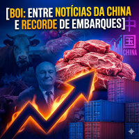 Mercado do Boi: Entre o jogo de notícias da China e o recorde de embarques