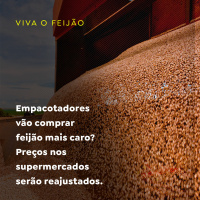 Empacotadores vão comprar feijão mais caro? Preços nos supermercados serão reajustados.