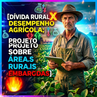 Dívida rural x desempenho agrícola Projeto sobre áreas rurais embargadas 