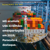 MG acumula US$ 33 bilhões em exportações em 2025 Paracatu é destaque 