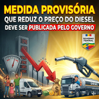 Medida Provisória que reduz o preço do diesel deve ser publicada pelo governo