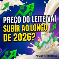 Preço do leite vai subir ao longo de 2026? 