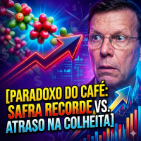 O paradoxo do café: Safra recorde vs. Atraso na colheita. O que esperar?