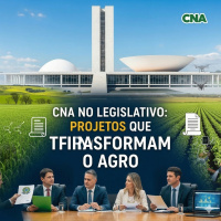 CNA entrega projetos relevantes para o agro ao legislativo brasileiro.