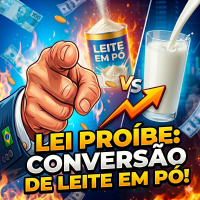  Projeto de lei que proíbe conversão de leite em pó importado para a forma líquida avança 