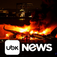 MUNDO - Passageiros escapam de incêndio em avião após colisão em aeroporto de Tóquio