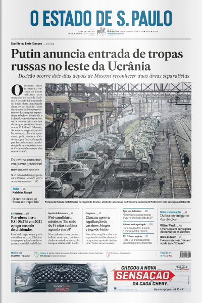 Estadão - Edição 24 de Fevereiro 2022 