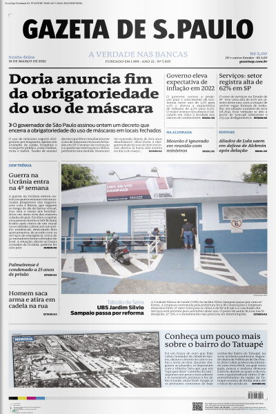 Gazeta de S. Paulo – Edição 18 de março de 2022