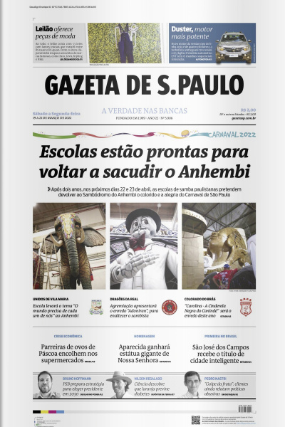 Gazeta de S. Paulo – Edição 19 de março de 2022
